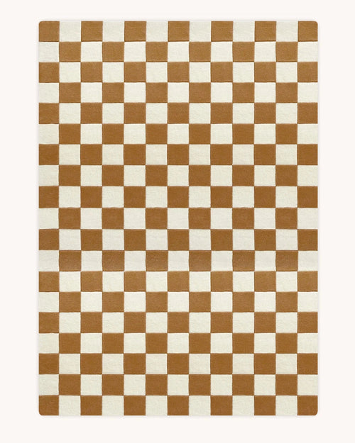 Checkerboard Rug Terra 170 x 240