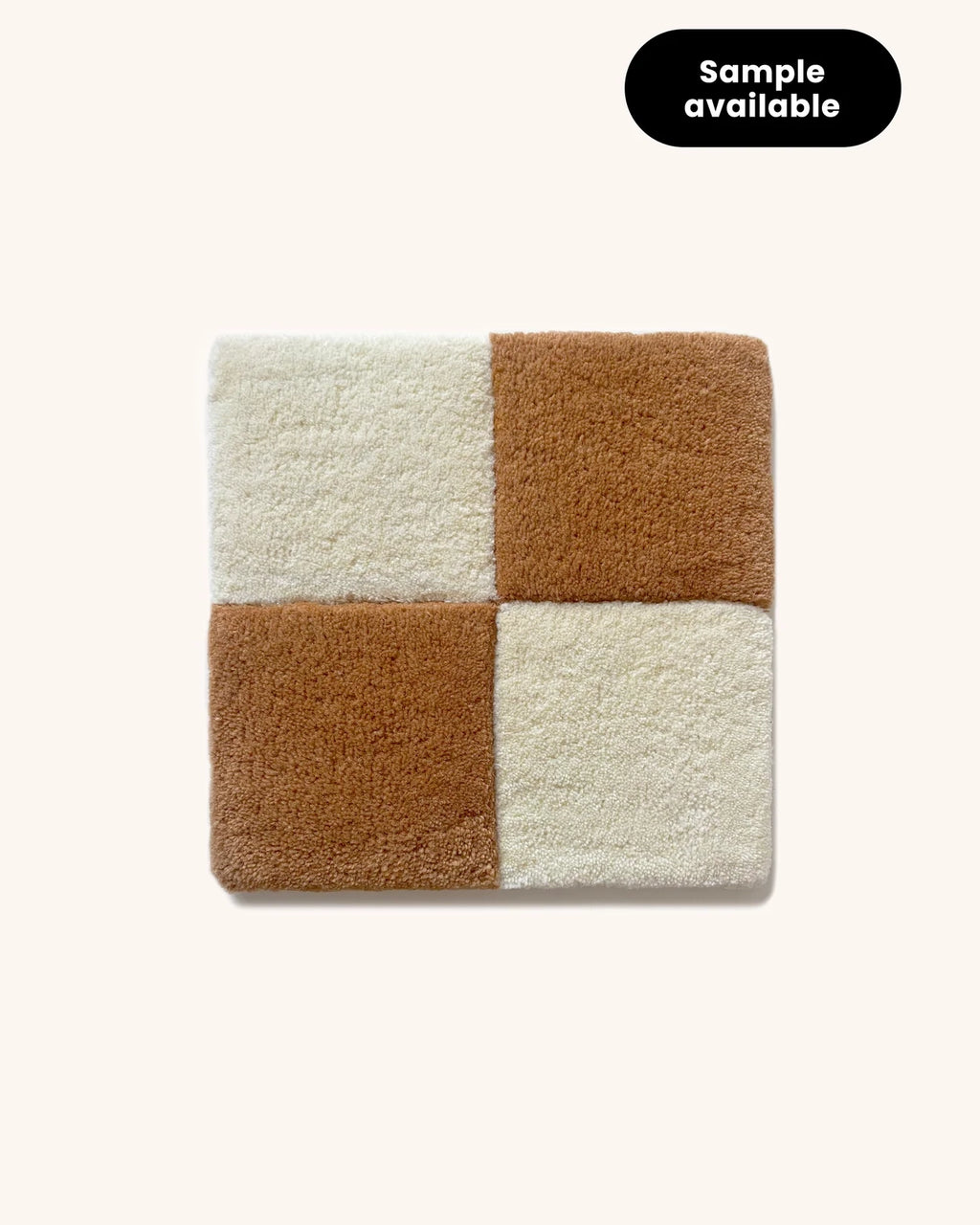 Checkerboard Rug Terra 170 x 240 Sample