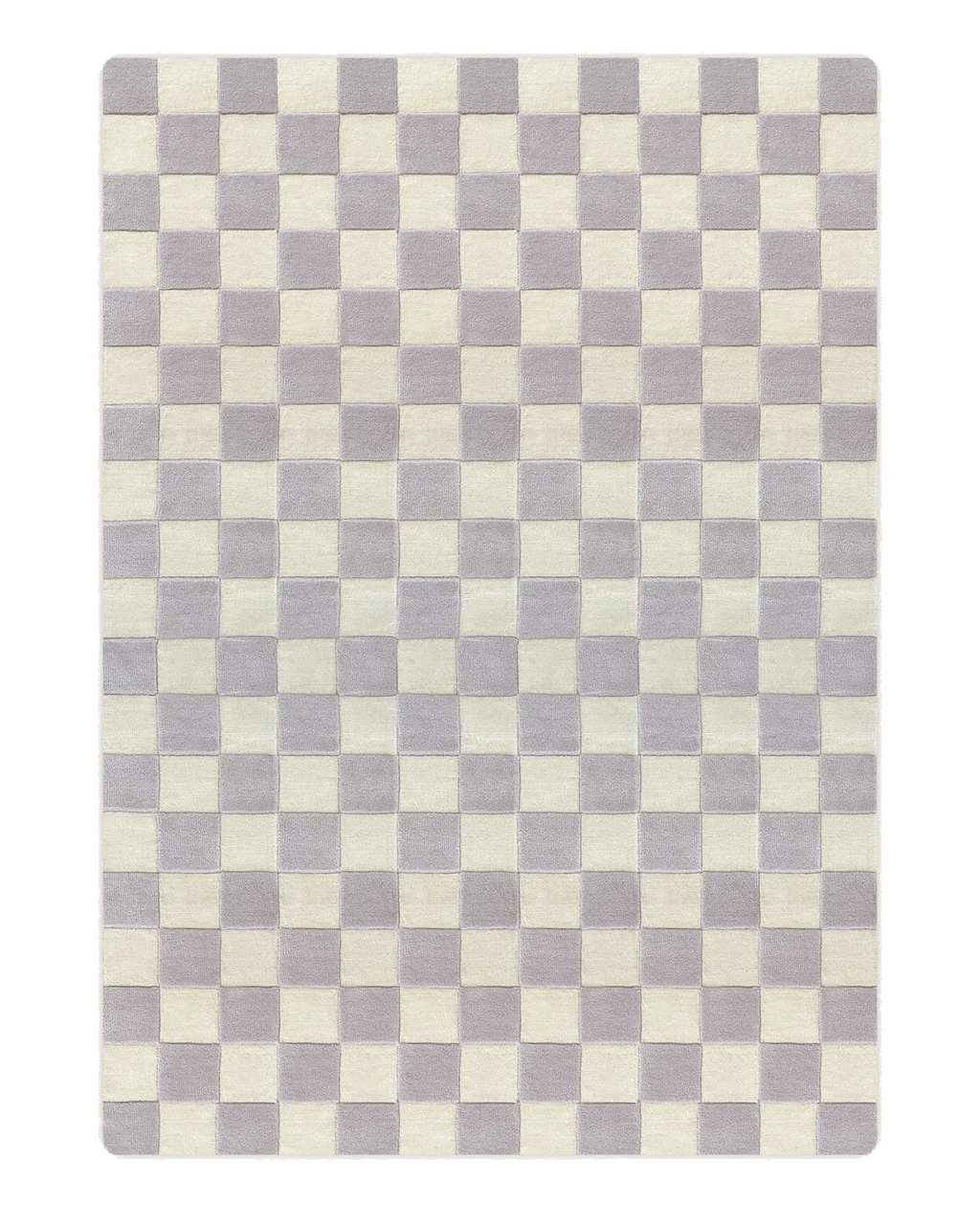 Checkerboard Rug Lilac 170 x 240 cm