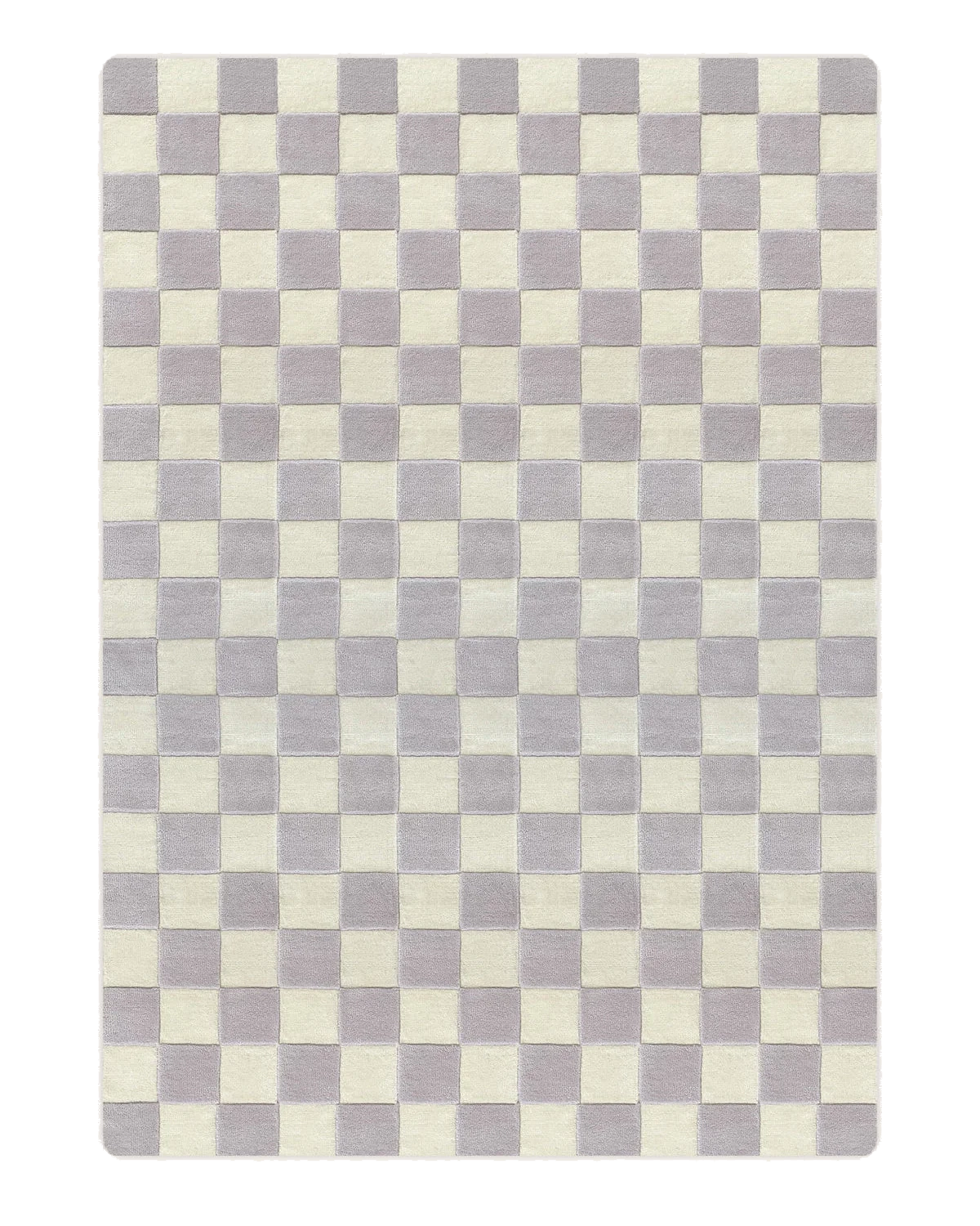 Tapis Damier Lilas 170 x 240 cm