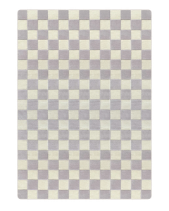 Checkerboard Rug Lilac 170 x 240 cm