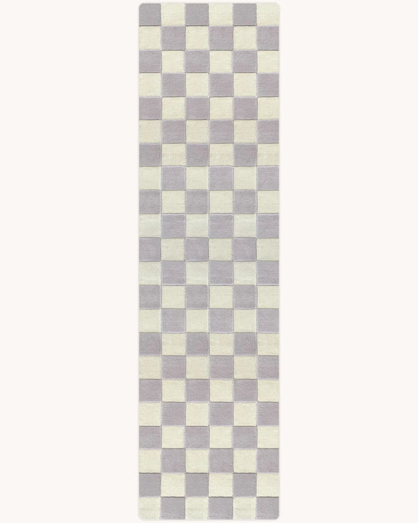 Checkerboard Runner Rug 80 x 300