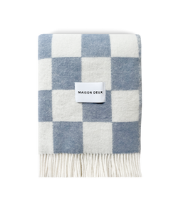 Plaid Damier Denim Blanc