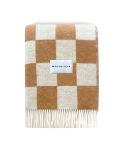 Plaid  Damier Terra Blanc