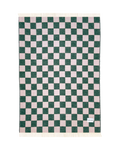 Checkerboard Blanket Green Pink