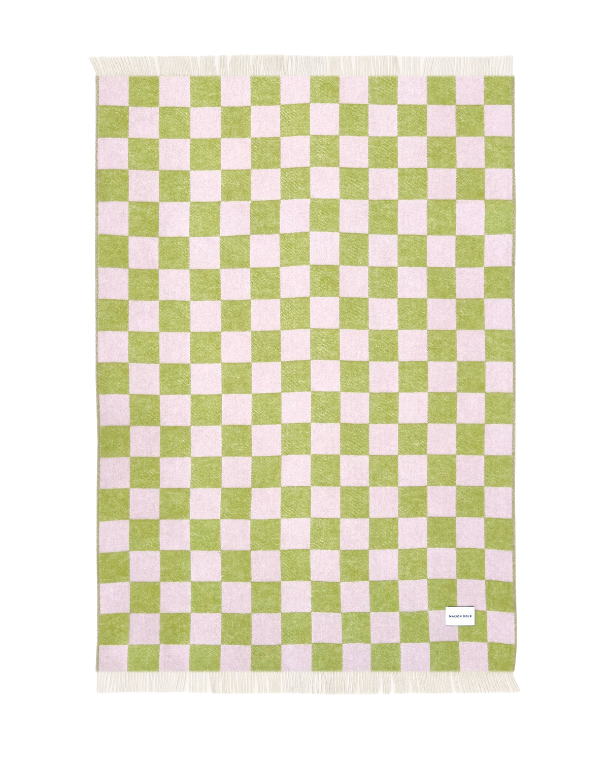 Plaid Checkerboard Kiwi Rose