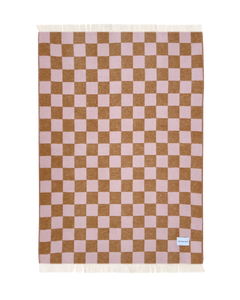 Checkerboard Blanket Terra Pink