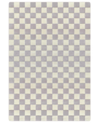 Checkerboard Rug Lilac 200 x 300 cm