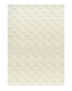 Checkerboard Rug Off White 170 x 240 cm