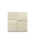 Sample Checkerboard Vloerkleed Crème Wit 25 x 25 cm