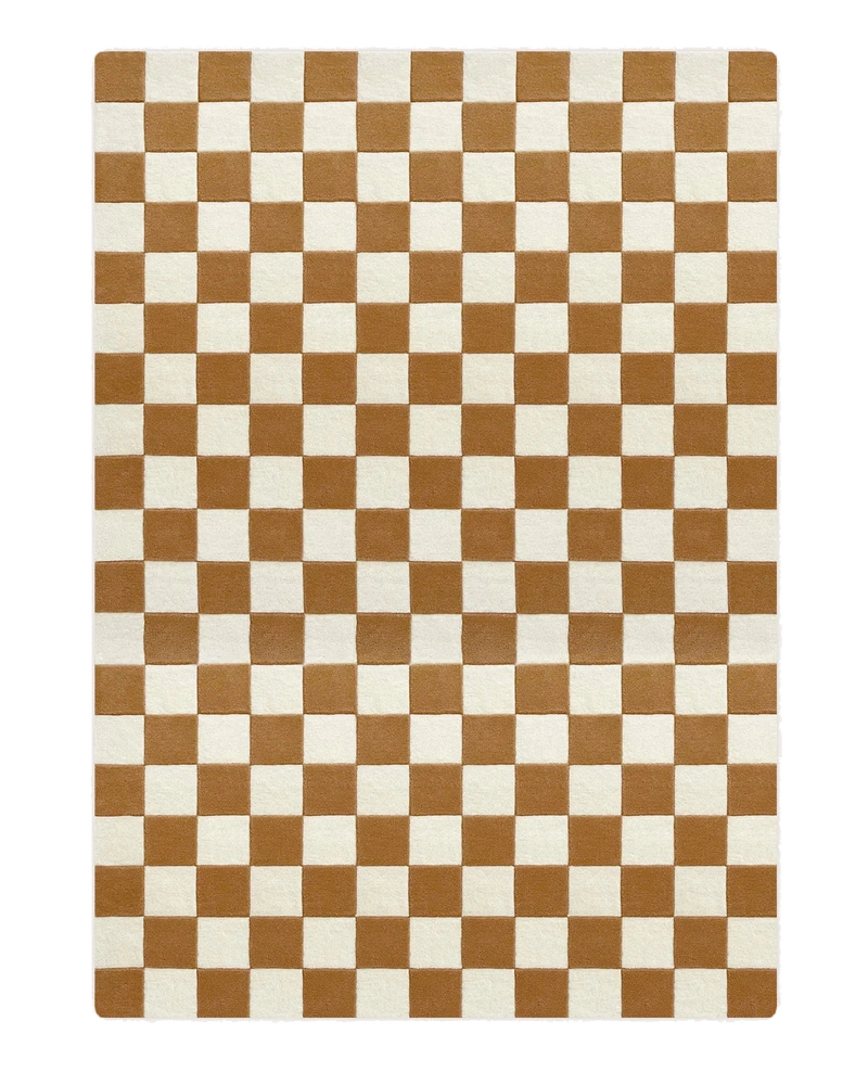 Checkerboard Rug Terra 170 x 240 cm