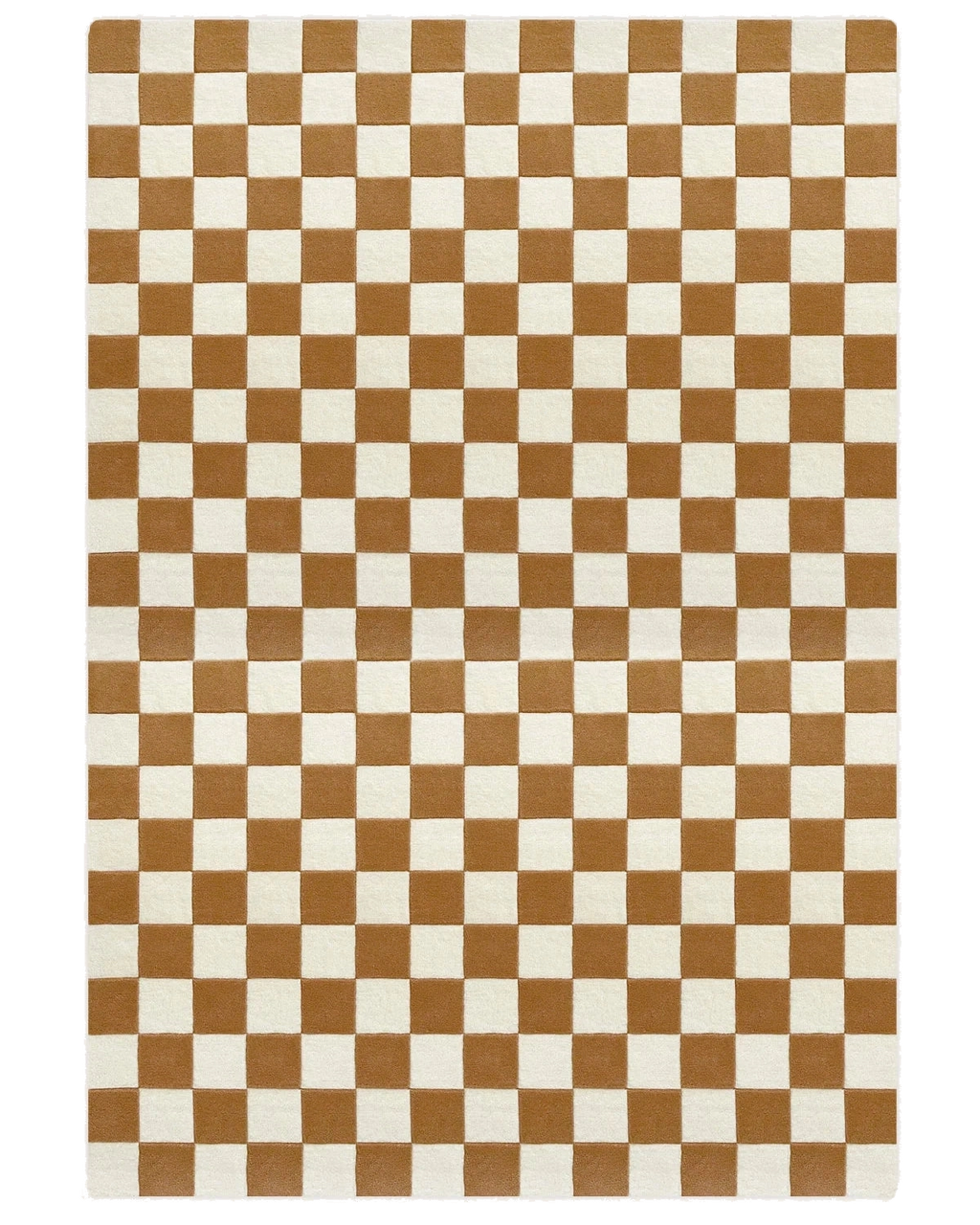 Checkerboard Rug Terra 200 x 300 cm