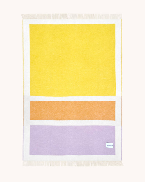 Color Block Blanket No.1 Lilac