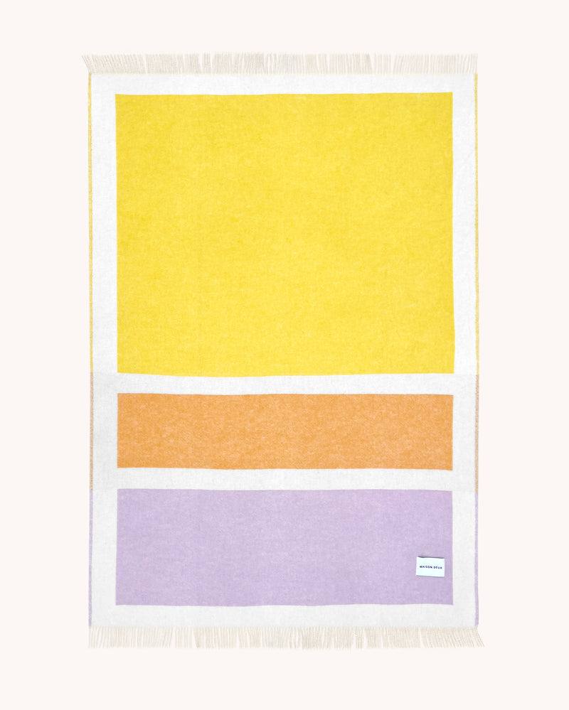 Color Block Blanket No.1 Lilac