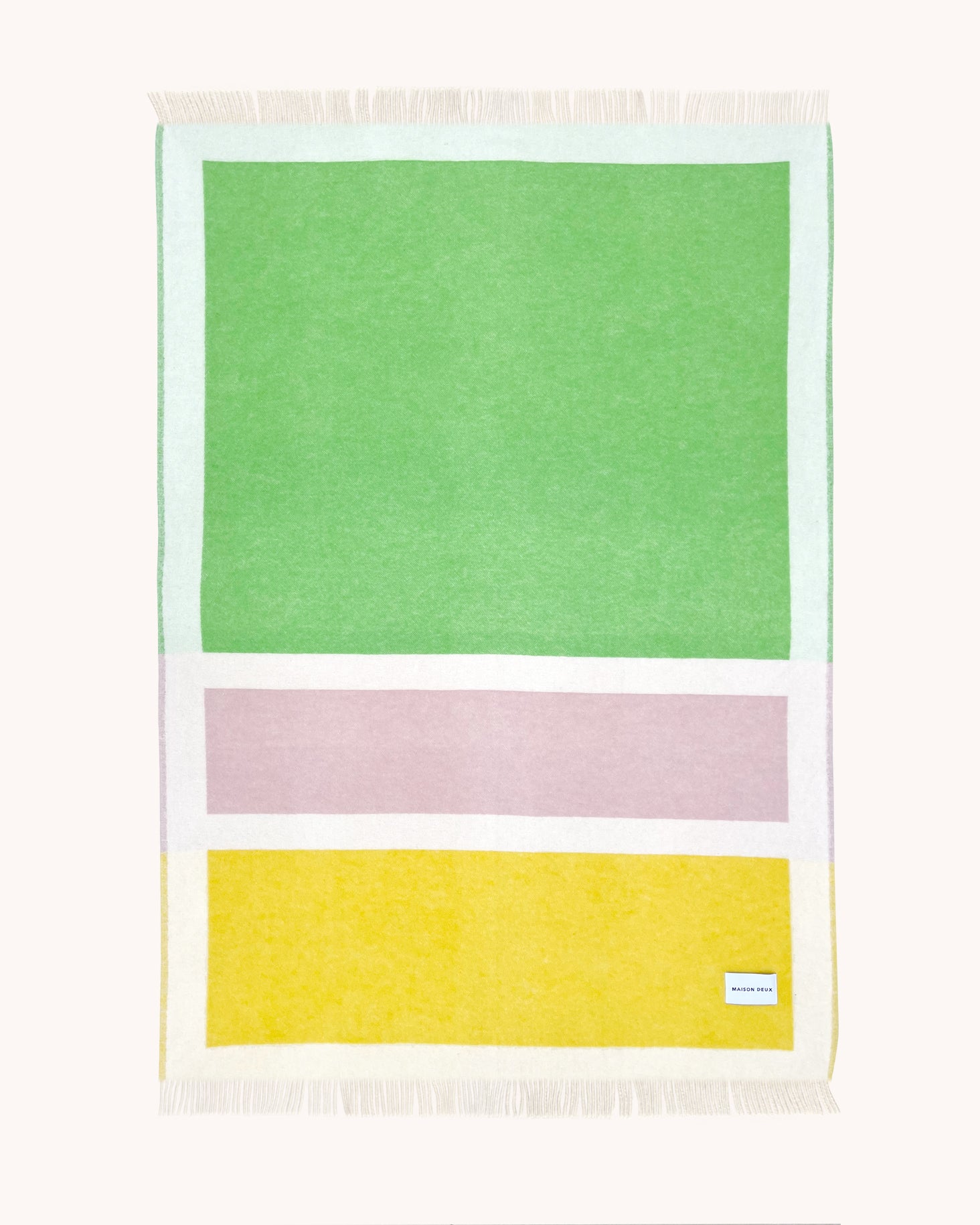 Color Block Blanket No.2 Yellow