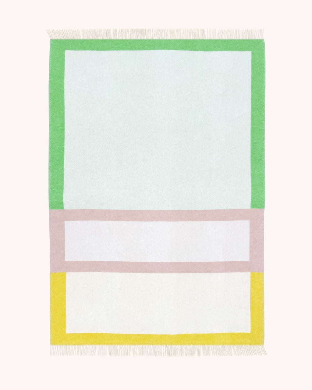 Color Block Blanket No.2 Yellow