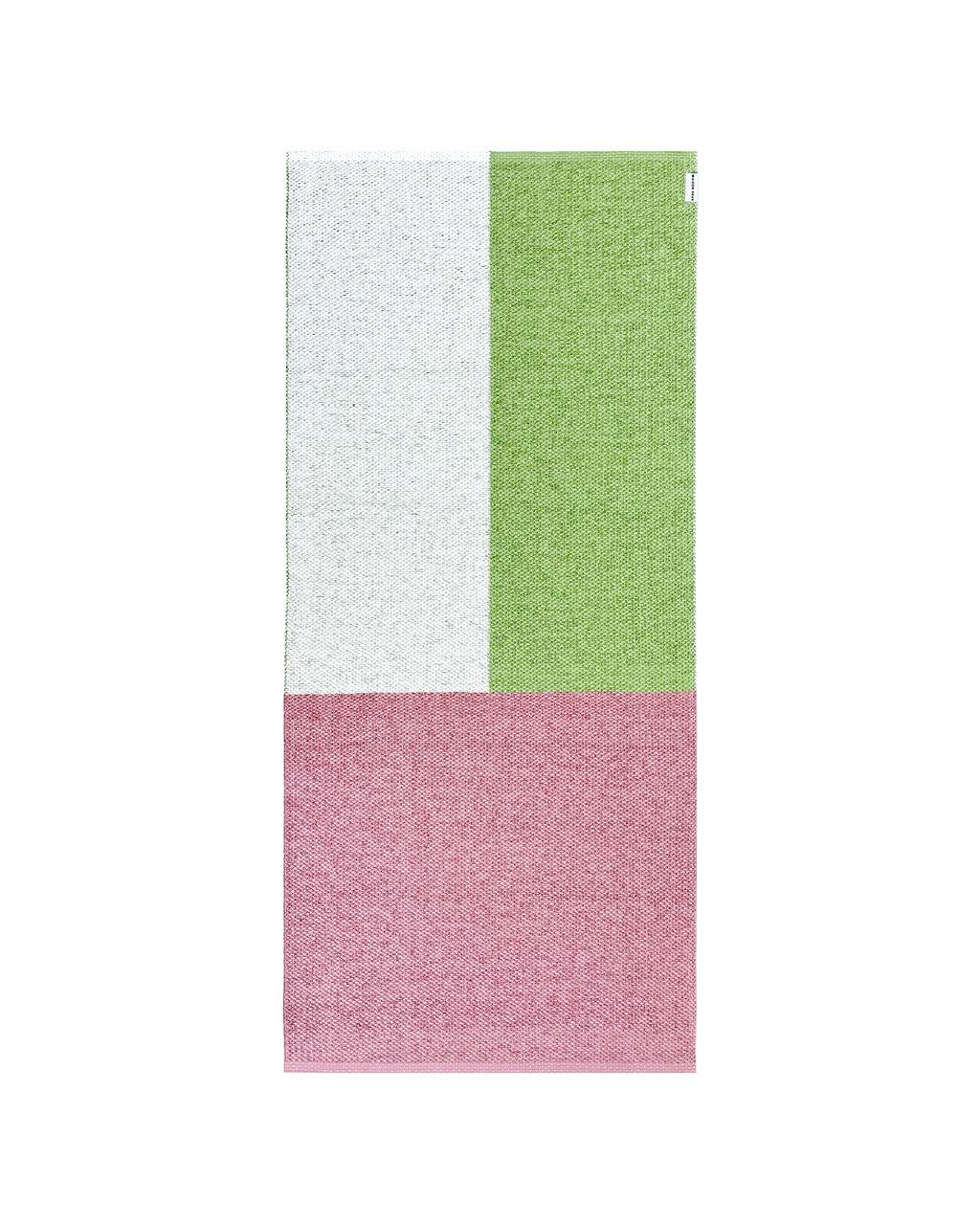 Color Block Rug Kiwi Pink 70 x 150 cm