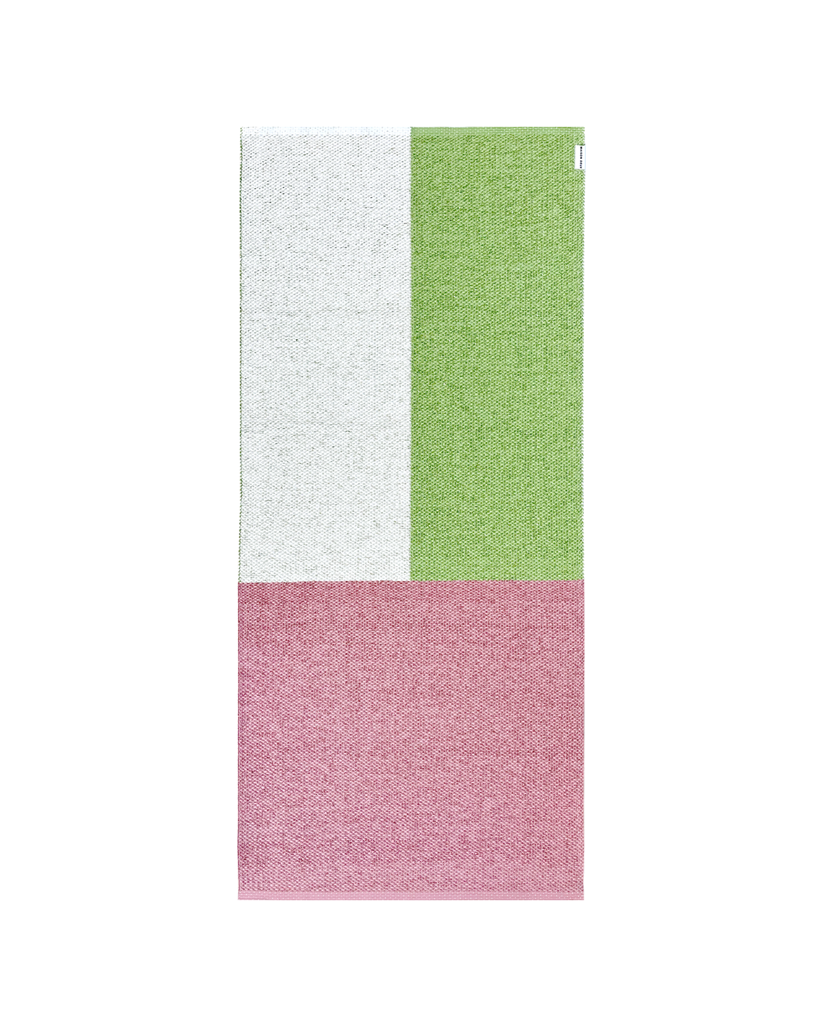 Color Block Rug Kiwi Pink 70 x 150 cm