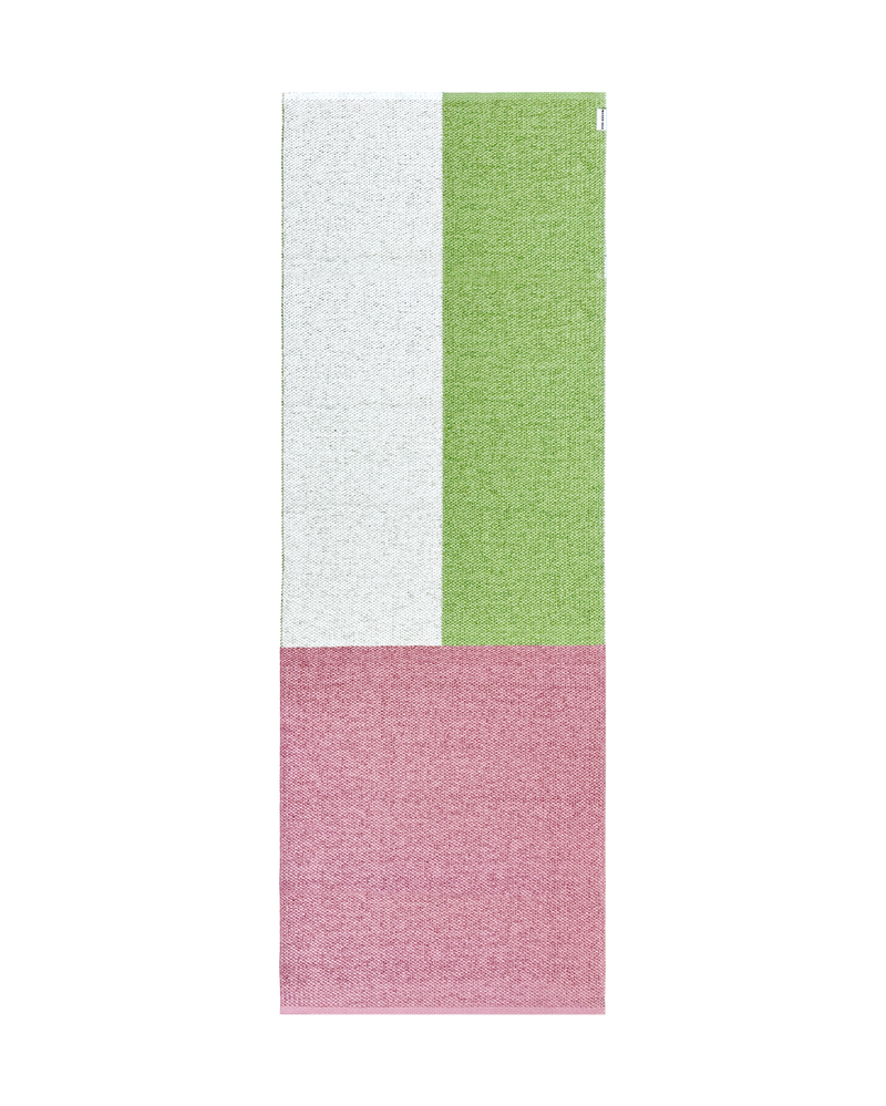 Color Block Rug Kiwi Pink 70 x 200 cm
