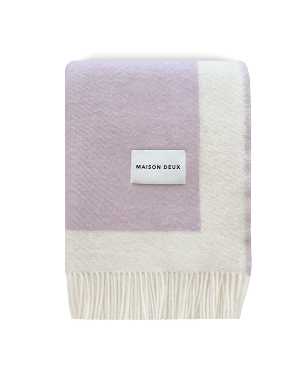 Color Block Blanket No.1 Lilac
