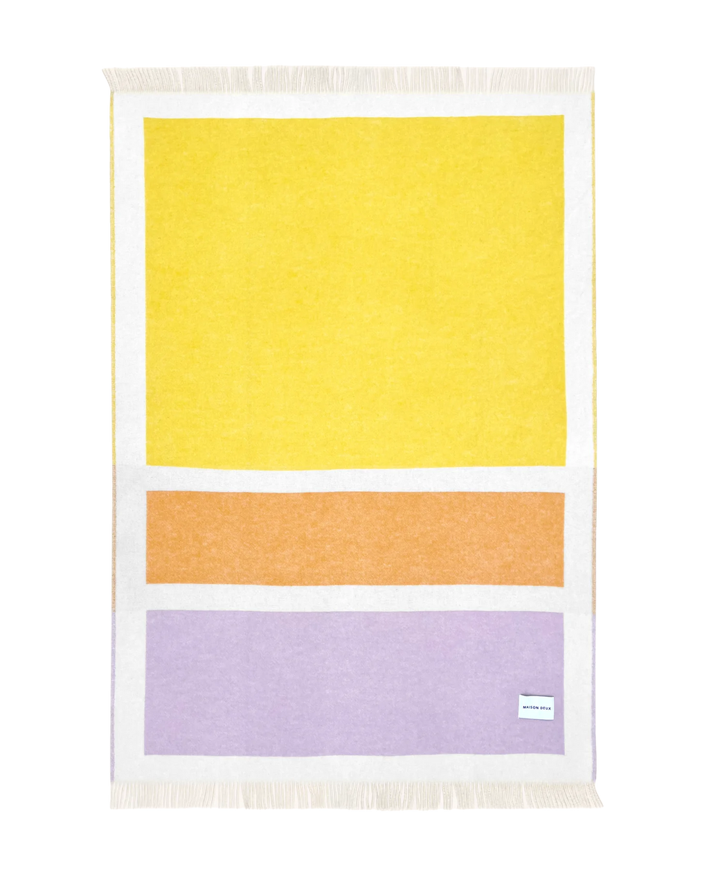 Color Block Decke No.1 Lila