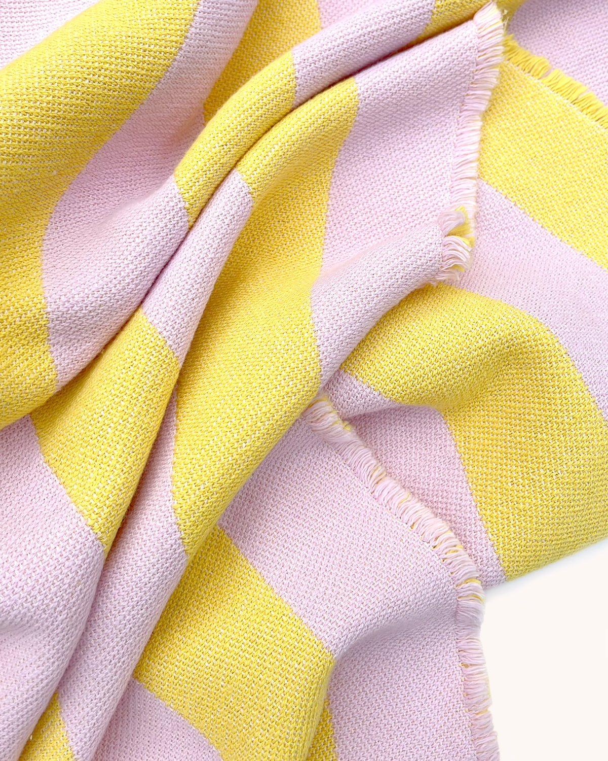 Candy Wrap Blanket Pink Yellow Maison Deux