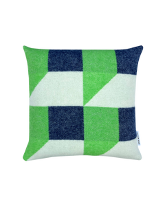 Cubics Cushion Cover Apple Navy