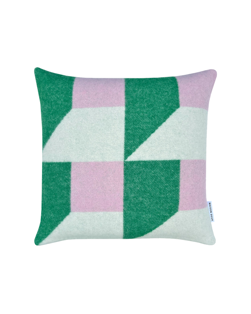 Kubussen Kussenhoes Gras Roze