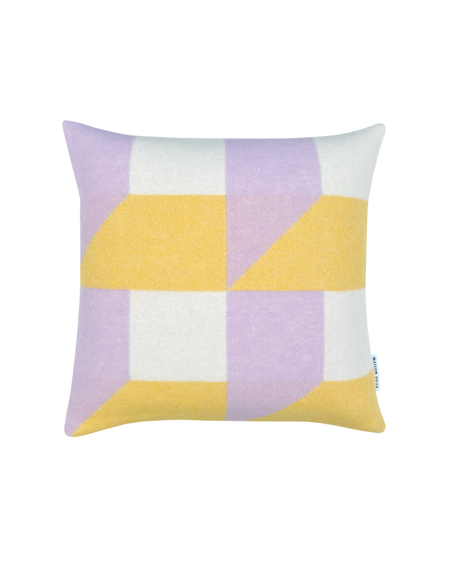 Cubics Cushion Cover Lilac Sun