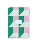 Cubics Blanket Grass Pink
