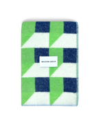 Cubics Blanket Apple Navy