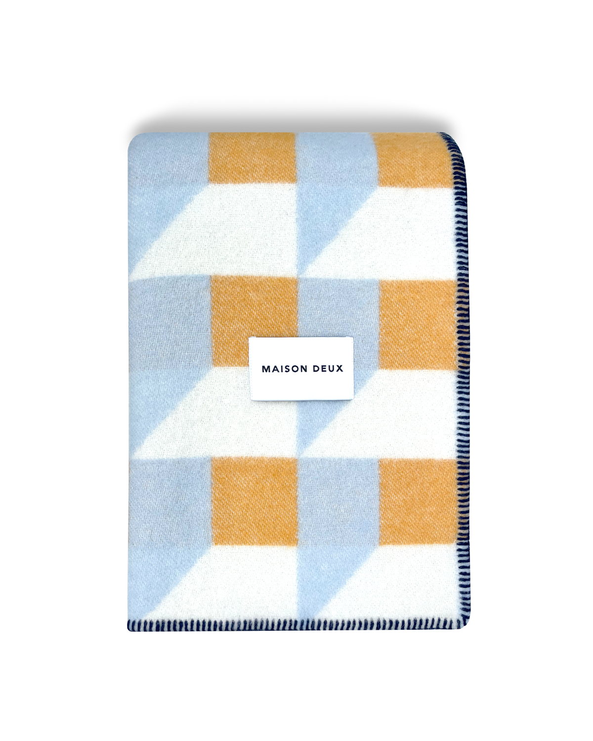 Cubics Blanket Blue Honey