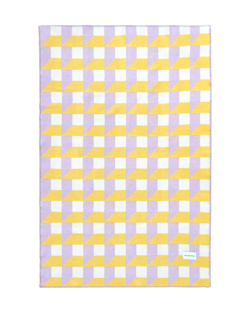 Cubics Blanket Lilac Sun