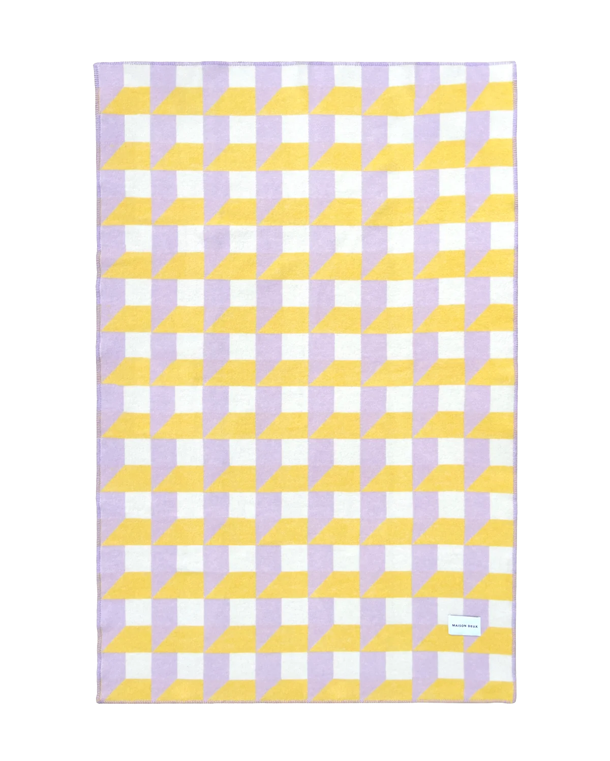 Cubics Blanket Lilac Sun