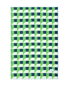 Cubics Blanket Apple Navy