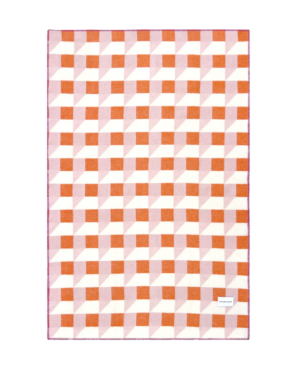 Cubics Plaid Roze Wortel