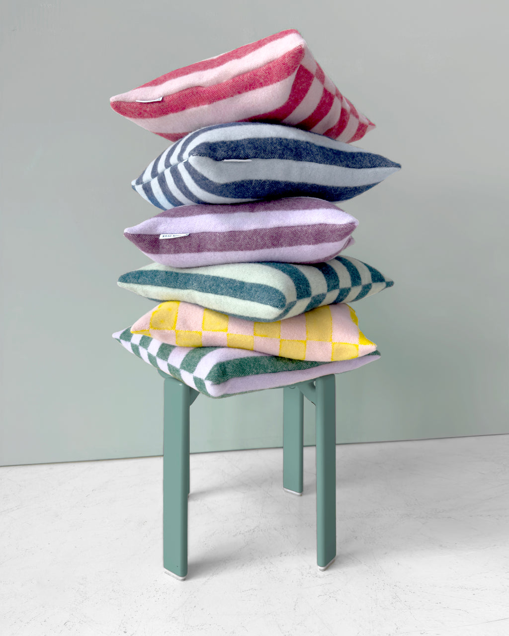 Housse De Coussin Candy Wrap Lilas Aubergine