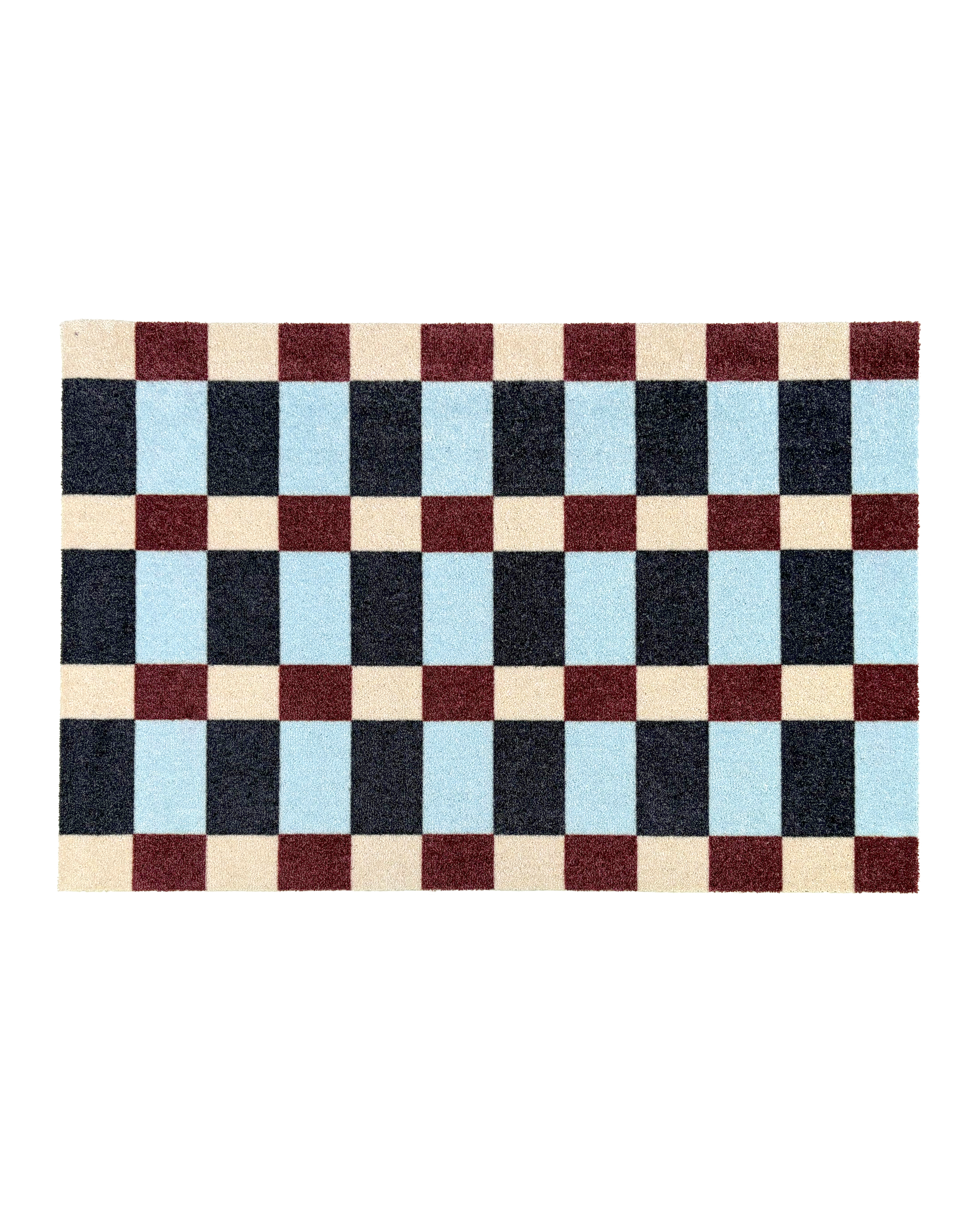 Design Custom Size Doormat Lobby Check Helsinki | Maison Deux