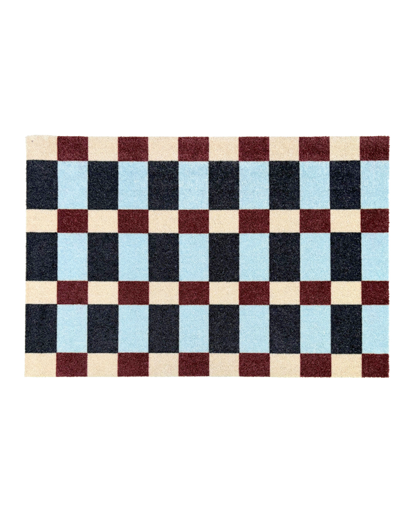 Lobby Check Doormat Helsinki