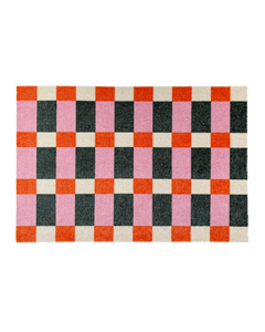 Lobby Check Doormat Mexico