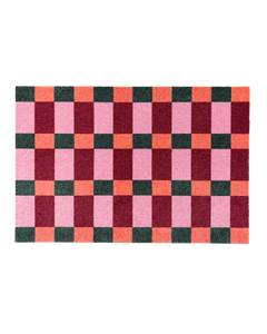 Lobby Check Doormat Rio