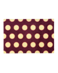 Design Custom Size Doormat Puffy Polka Burgundy Butter Yellow | Maison Deux