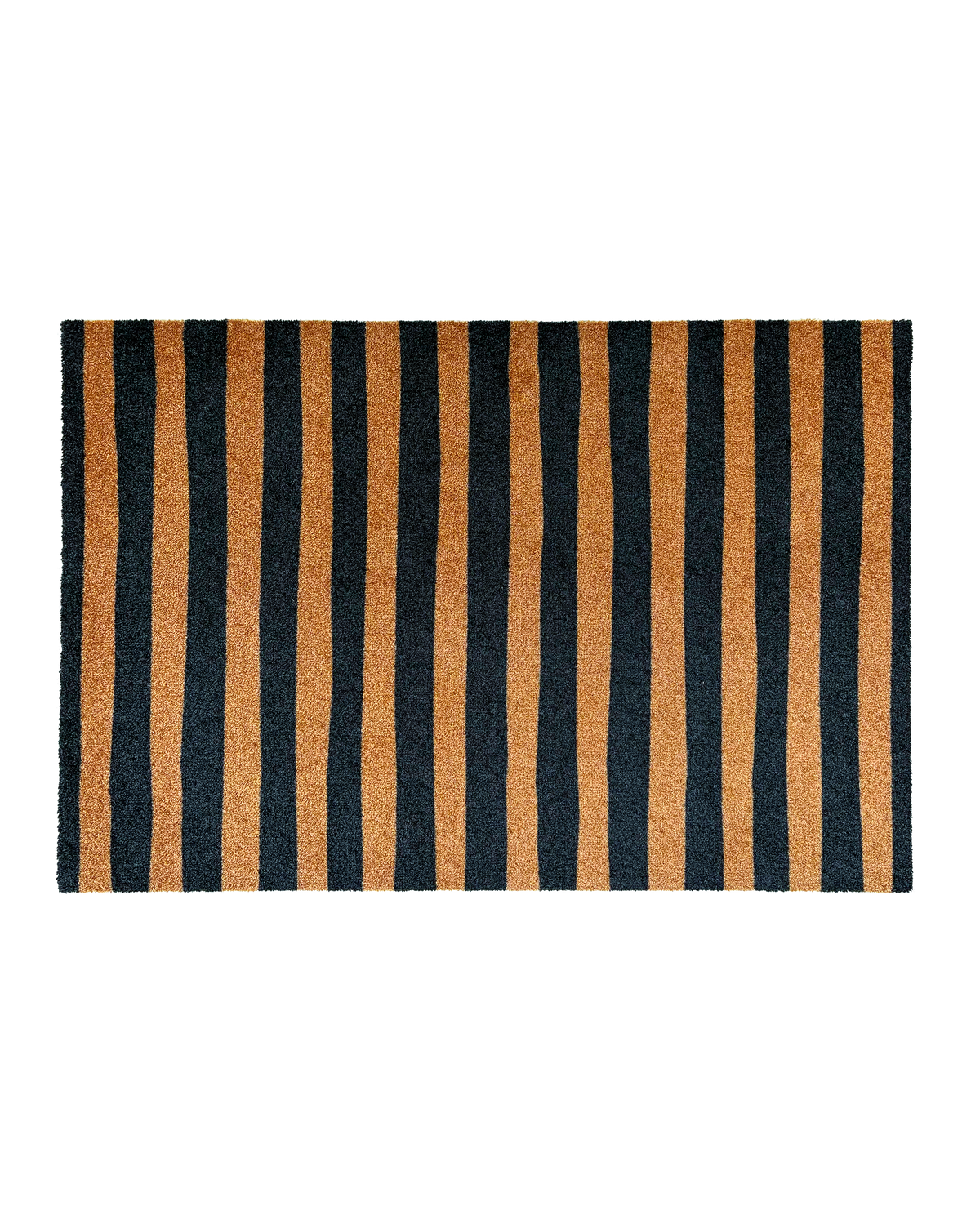 Design Custom Size Doormat Wobbly Stripe Black Toffee | Maison Deux