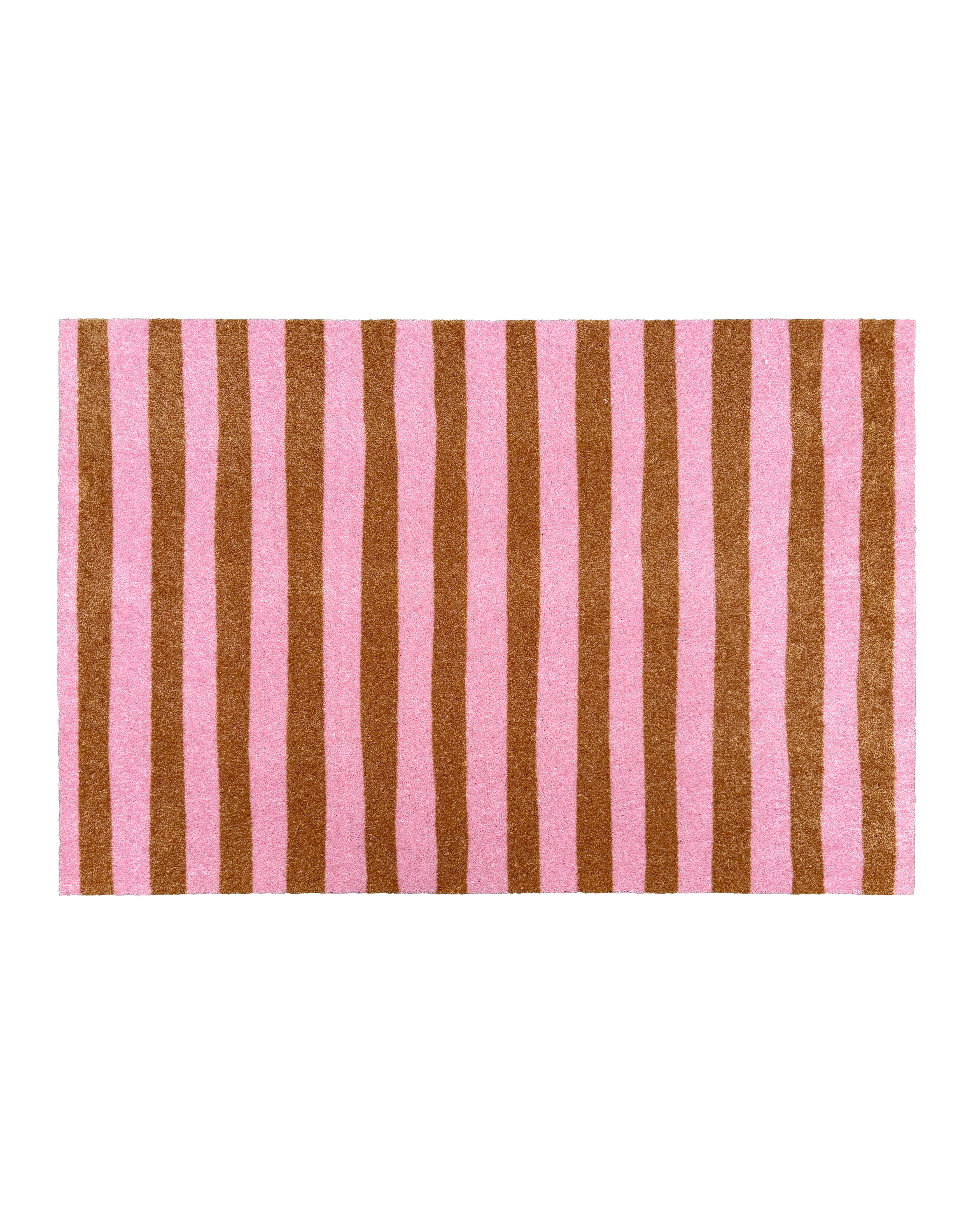 Design Custom Size Doormat Wobbly Stripe Pink Toffee | Maison Deux