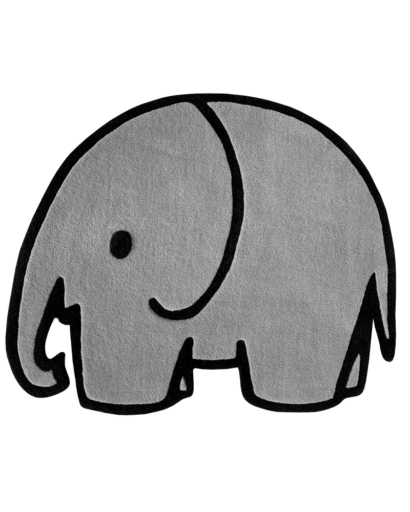 Tapis éléphant 100 x 82 cm