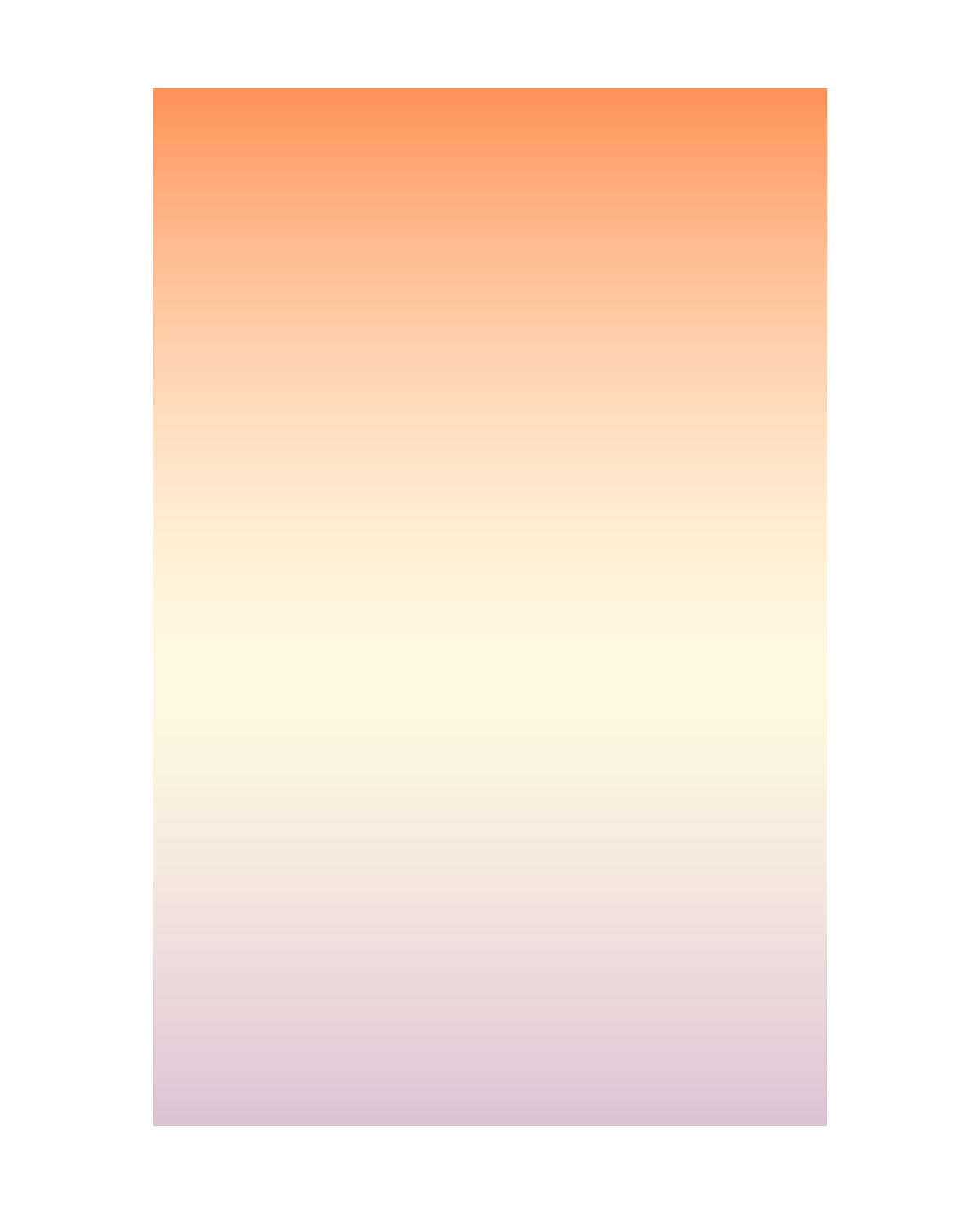 Gradient Blanket Sunset