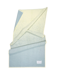 Gradient Handtuch Blau Buttergelb