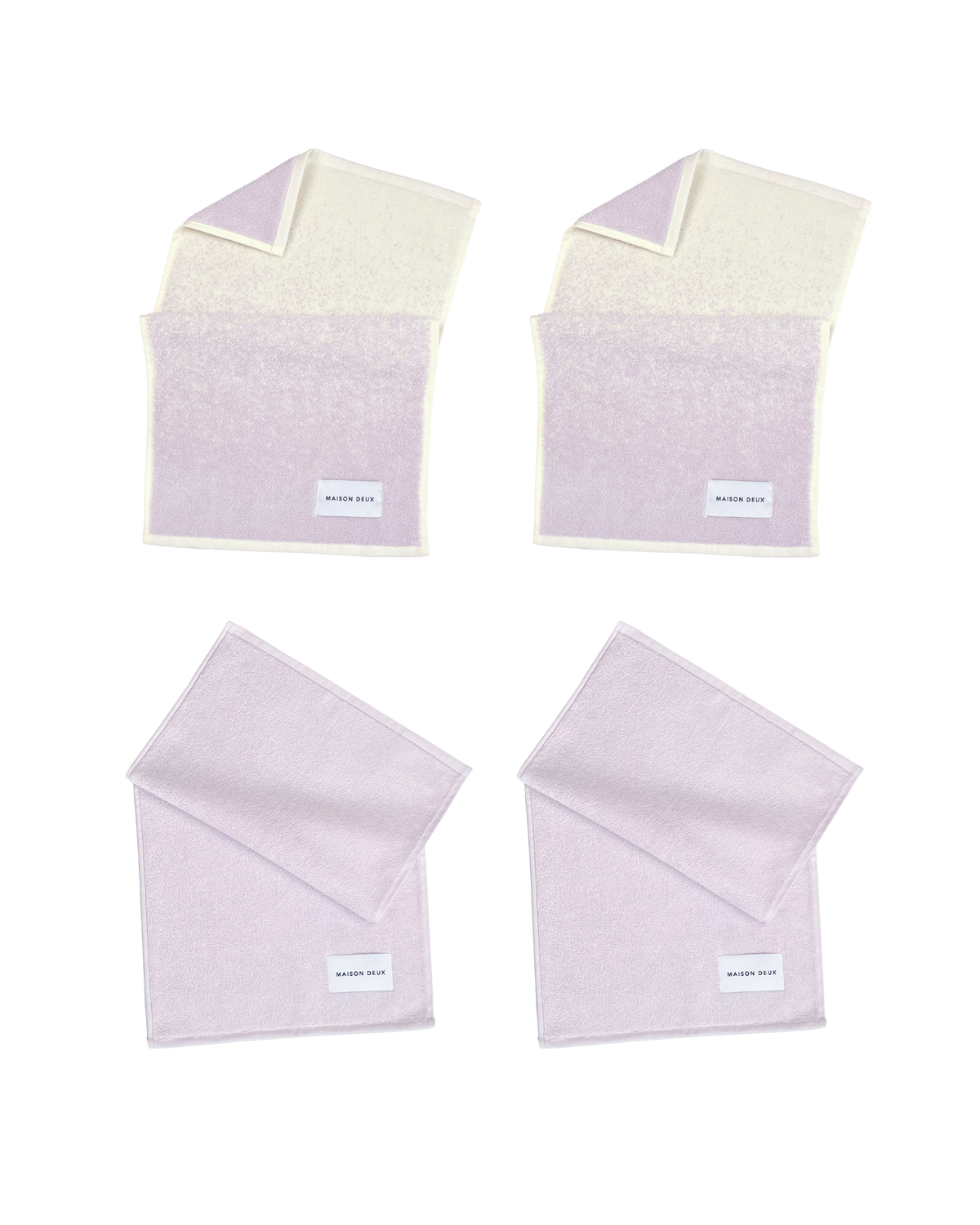 Guest Towel 4-Pack Gradient Lilac Vanilla