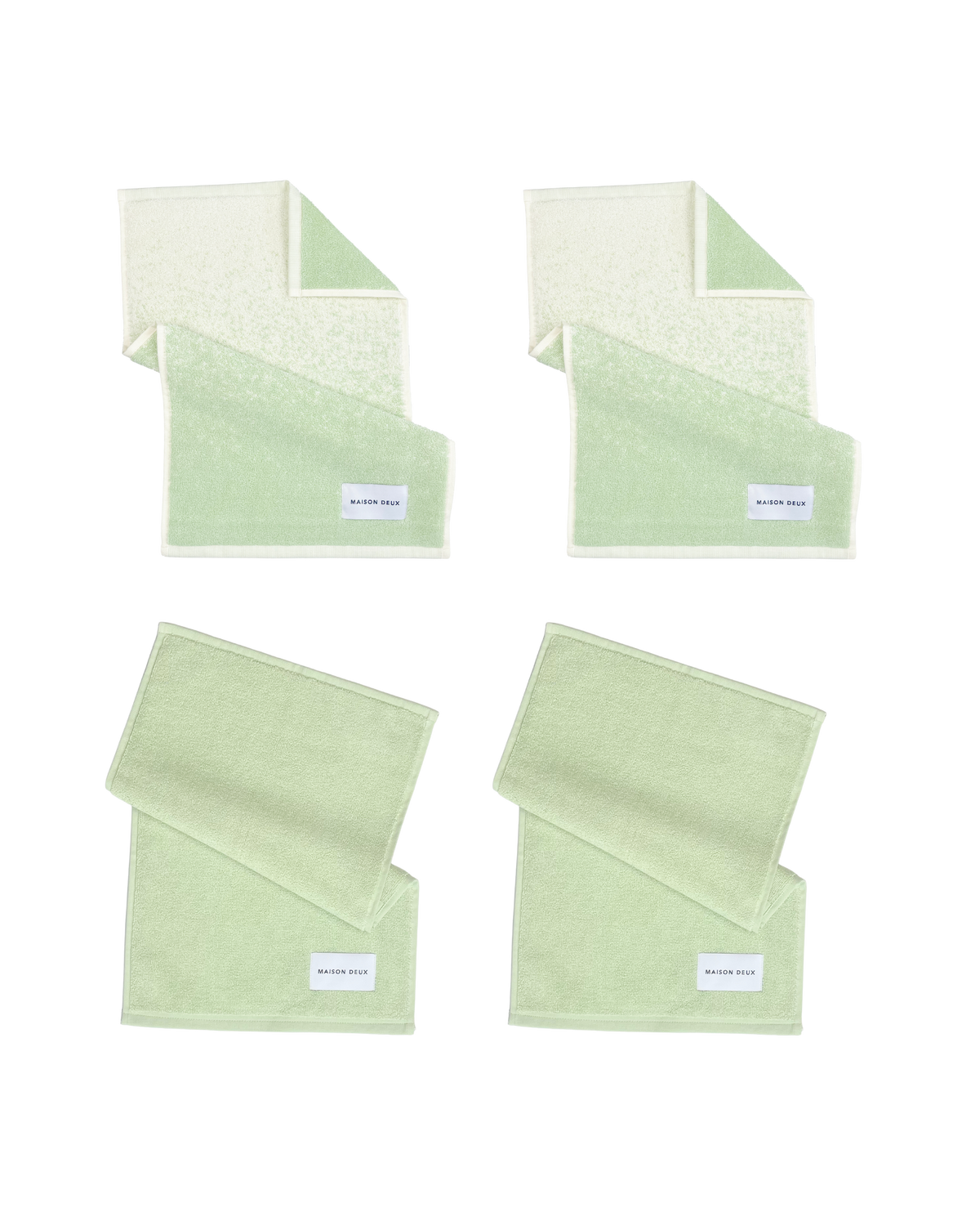 Guest Towel 4-Pack Gradient Sage Vanilla