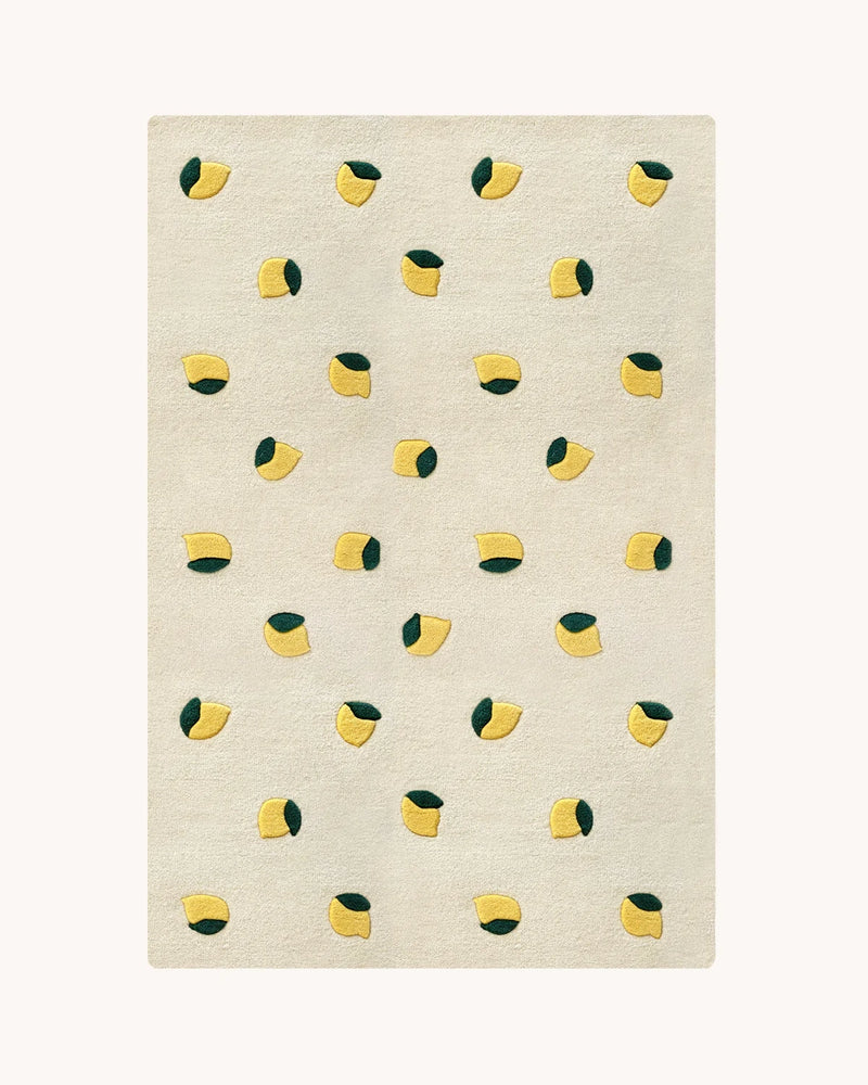 Teppich Zitronen 120 x 180 cm